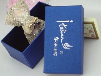 Wholesale custom high-quality Silver Hot Stamping Logo Hairpin Paper Gift Box