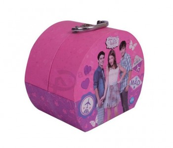 Al por mayor personalizado alto-Caja maleta de cartón juguete de los niños hechos a mano de calidad (Wb-008)