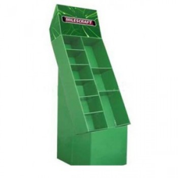 Wholesale custom high-quality Green Paper Pop Display Shelf for Chocolates