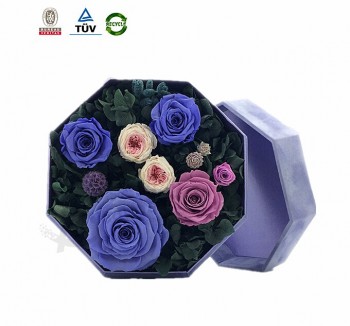 Großhandel benutzerdefinierte hoch-Qualität frische Rose Blume VerPackung GeschenkboX