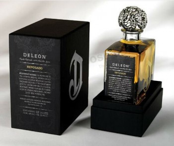 Scatola di fragranza nera personalizzata personalizzata di alta qualità