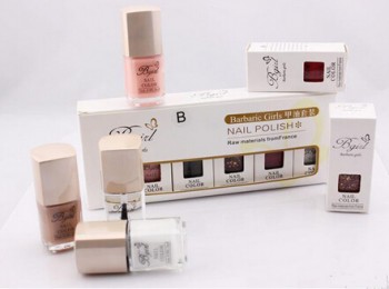 Cajas de regalo personalizadas de alta calidad de la iMpresión del esmalte de uñas Con la ventana del pvc