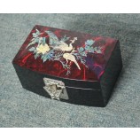 定制高品质手工彩绘木制化妆品盒