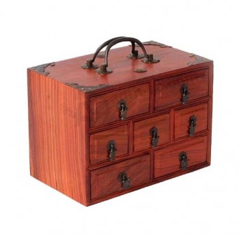 Custom high quality Exalted Wooden Cosmetics Case with your logo