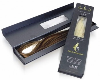 CaiXa de PaCote de peruca de retângulo personalizado de alta qualidade Com fecho magnetnic (Jb-019)