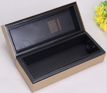 Custom high quality Golden Embossed Paper Perfume Box with your logo