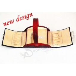 Canasta de vestuario de cuero rojo portátil (Pb-052) Pensilvaniara personalizado Con su logotipo
