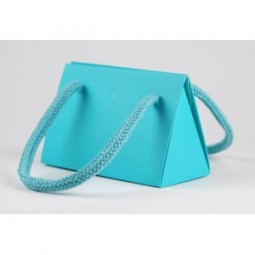 Wholesale custom high-end Fashion Triangle Paper Jewelry Gift Bag (PB-003)