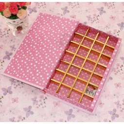 Wholesale custom high-quality Pink Dessert Gift Box with 28 Divisions