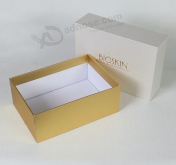 特殊艺术纸护肤品礼品盒定制与您的标志