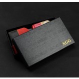 Maßgeschneiderte Logo Leder GelDbörse GeschenkboX für benutzerdefinierte mit Ihrem Logo