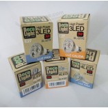 Kundenspezifischer Druck führte helle VerPackenkästen für Gewohnheit mit Ihrem Logo