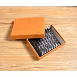 Fertigen Sie lederne burse GeschenkboX für Gewohnheit mit Ihrem Logo besonders an