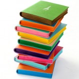 New Colorful Leather Diary with Dyeing Edges for custom with your logo