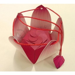 Lótus.-Em forma de caiXa de bolo de Padaria de Papel de iPfressão Para Com o seu logotipo