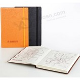 Agendas de Couro de graining Com elástiCo Para personalizado Com seu logotipo