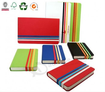 Courful printing datEbooks mit elastischen Bändern für benutzerdefinierte mit Ihrem Logo