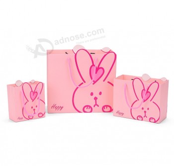 Wholesale custom high quality Loving Rabbit Shape Gift Bags