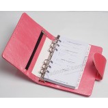 Kundengerechtes loses BlaTt DatEbook mit Bankkartentasche für Gewohnheit mit Ihrem Logo