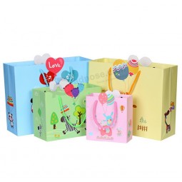 Wholesale custom high quality Loving Cartoon Printing Gift Bags for Toys