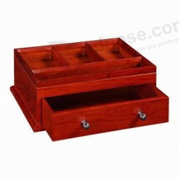 Bureau rosewood fournitures de bureau boîte de rangement pour avec votre logo