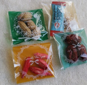 安全な印刷食品包装自己-あなたのロゴとカスタムのための袋を接着した