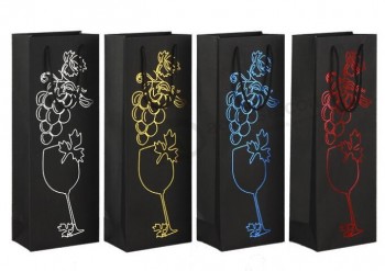 Groothandel nieuwe rode wijn premium tassen voor op maat met uw logo