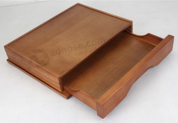 Wooden Desk Storage Drawer Box for Papers (EB-002) for with your logo