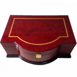 高い-あなたのロゴのために設定された品質の特別な木製の宝石の表示ボックス