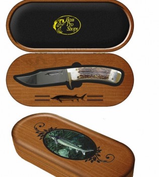 Scatola porta Coltelli in legno personalizzata (Wb-004) Per Con il tuo logo