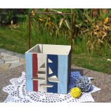 País diy pintura cesta de frutas de madeira Para Com o seu logotipo