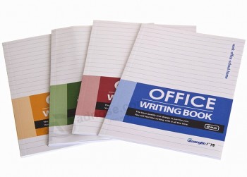 Wholesale custom high quality Plain Softcover Office Writing Books