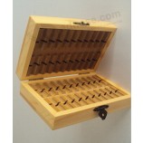 Benutzerdefinierte hoch-Qualität Natur Hardware Werkzeuge Holz AufbewahrungsboX (Eb-005)
