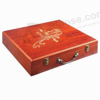 カスタムハイ-精密機器用の高品質の木製工具収納ボックス