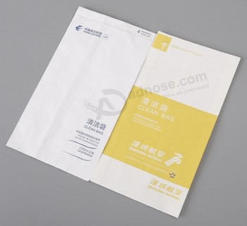 あなたのロゴとカスタムの航空会社のためのカスタム印刷クリア紙袋