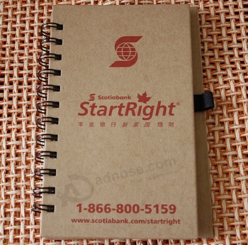 Wholesale custom high quality Brown Kraft Paper Printing Address Book
