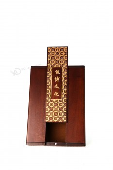 カスタムハイ-品質のスライド蓋木製のクラフト収納ボックス (Wb-059)