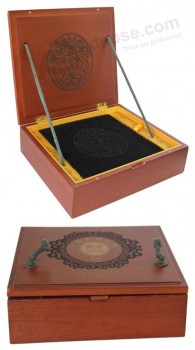 изготовленный под заказ высокий-высококачественная деревянная коробка медальона армейской армии