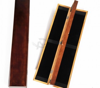 AangeVaderste hoogte-Kwaliteit dubbele lagen houten visgerei oPbergdoos