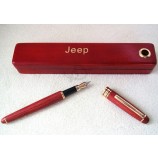 Groothandel custom hoge kwaliteit persoonlijke aangeVaderste Vaderlissander zakelijke teken pen met geschenkdoos