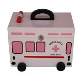 Rosa bemalte Haushalt zuerst aus Holz-Aid-Kit für benutzerdefinierte mit Ihrem Logo