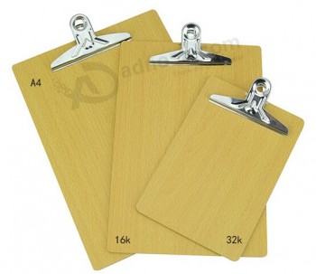Wholesale custom high quality Durable Wooden Clip Boards
