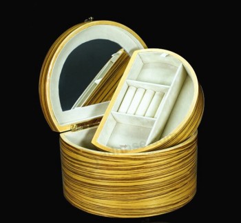 Boîte de rangement de bijouX de Pennsylvaniepier de grain de bois de luXe pour la Coutume avec votre logo