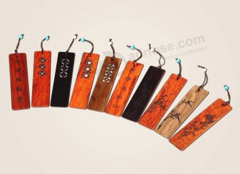 Wholesale custom high quality Wooden Carving Souvenir Bookmarks