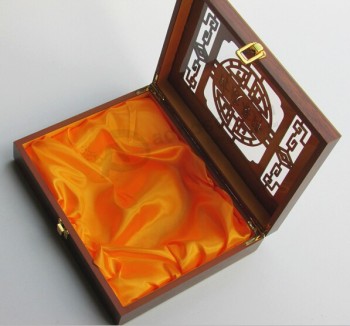 деревянная коробка дисплея роскошных продуктов для здоровья для таможни с вашим логосом