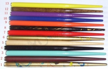 оптовые пользовательские высокого качества дешевые красочные деревянные эскизы ручки держатели