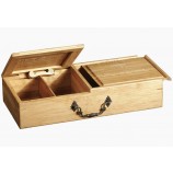 AufbewahrungsboX aus massivem Holz für KaffeEbohnen mit Logo