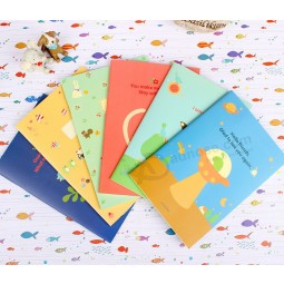 Wholesale custom high quality Printing Soft Paper Cover Exercise Notebooks