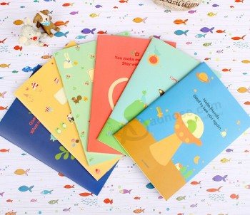 Wholesale custom high quality Printing Soft Paper Cover Exercise Notebooks