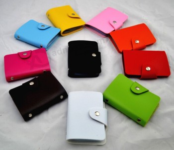 Wholesale custom high quality Fashion PU Leather Cards Collection Wallets